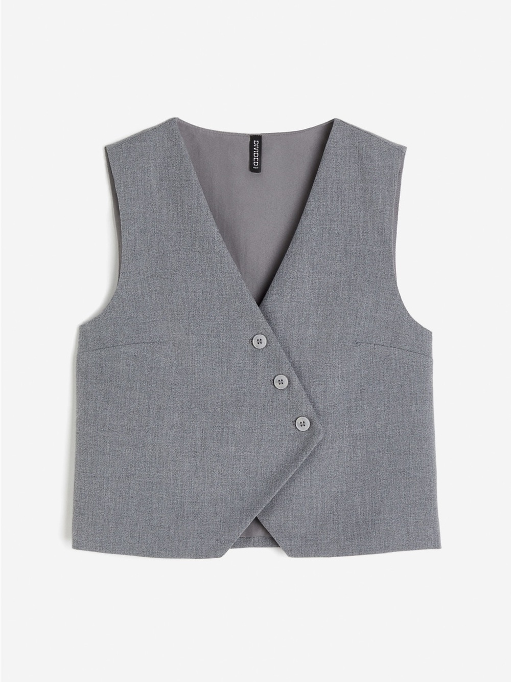 H&M Grey Asymmetrical Vest